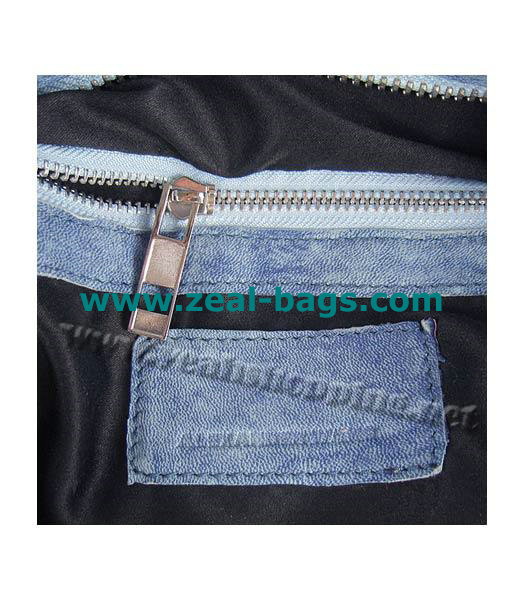 AAA Replica Alexander Wang Donna Hobo Should Bag Blue Lambskin - Click Image to Close
